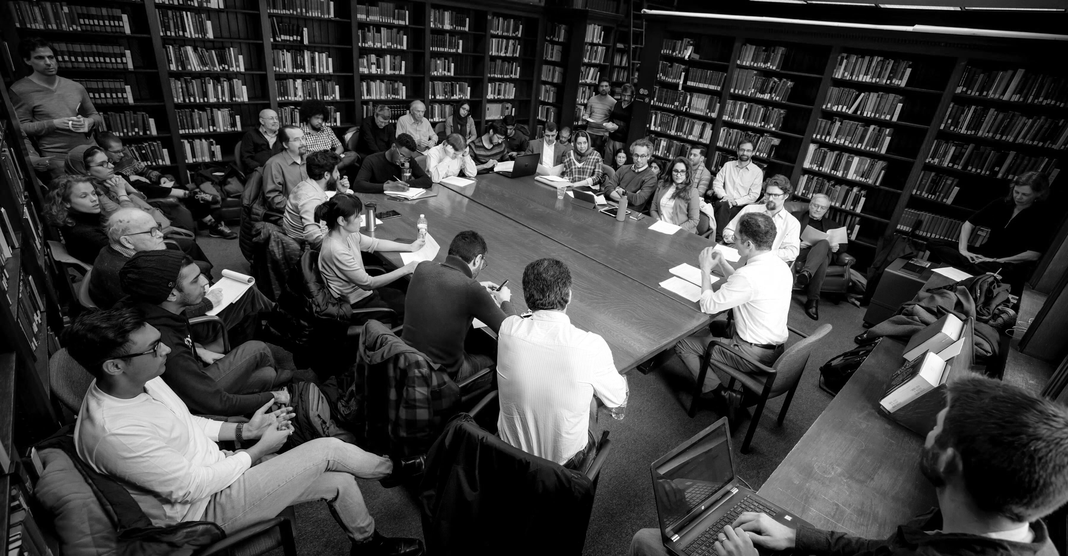 history of philosophy workshop in black and white